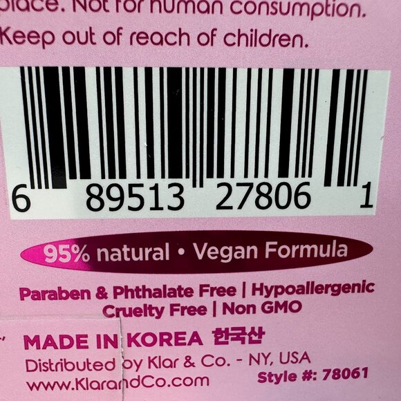 Clear Beauty Rose & Collagen Hydrating Face Mask Toning & Wrinkle Reducing NEW - Picture 6 of 6